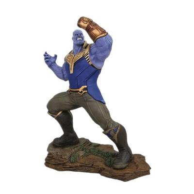 China Wholesale Custom Creative Figure Thanos Statue Sculpture Japan Model Marvel Series Theme Toy Decoration Superhero Movie Handmade for sale