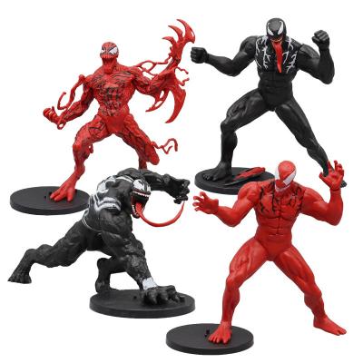 China Hot Selling Marvel Spider-Man Venom Marvel PVC Anime Action Figures Toys Custom Wholesale Car Comic Home Decoration Plastic Toys for sale