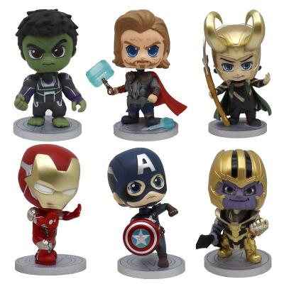 China Home\office\hotel\restaurant\car\cartoon head toy bar price figure legend of Thor Loki Shaking Heads Plastic PVC cheap American comic shake car Accesory for sale