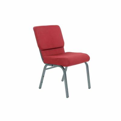 중국 Gray Blue Red Green Traditional Colorful Church Chairs Fashionable Durable Steel Tube Chair Comfortable Stacking Auditorium 판매용