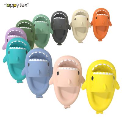 China Wholesale Summer Quick Drying Shark Slippers China Flip Flop Sandals Shoes Slides Slipper Adult Fashion Trend Baby Shark Slides for sale