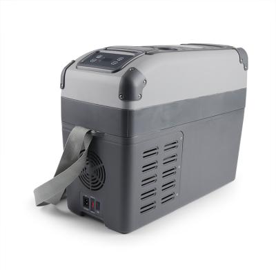 China DC 16L 12V/24V Portable PP Hot Selling Fast Cooling Mini Car Fridge Freezer for sale