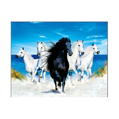 China China Home Decoration 3d Poster Animal Lenticular Image With Frame Horse Design en venta