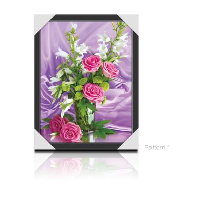 China 30x40cm Europe Beautiful Flowers 3d Lenticular Picture 3d Flip Poster For Wholesale Promotion en venta