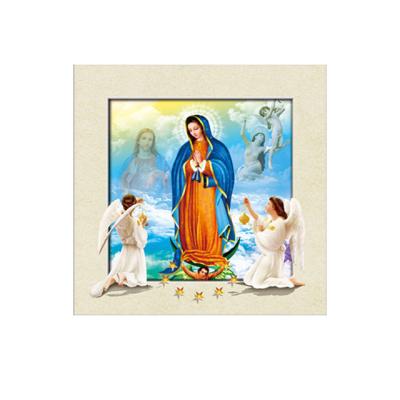 China Europe New Arrival Religion 5D Image 40x40cm 5D Lenticular Lenticular Poster In Stock For Wall Hanging for sale