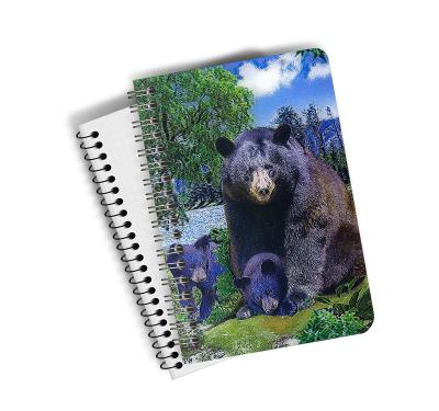 China Custom Hardcover 3D Lenticular Notebook for Promotion and School Stationery Set for sale