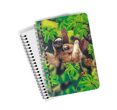 China Practical 3d Spiral Notebook Hot Promotional Custom Lenticular Notebook For Kids for sale