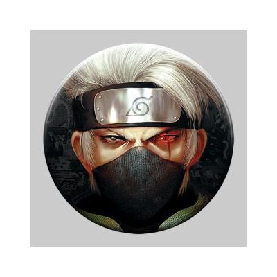 China popular 3D lenticular brooch Tobi Badge For Wholesale kakashi 3D Pin 3D Anime lenticular pin for sale