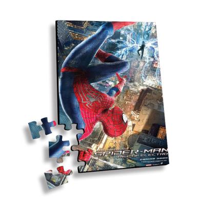 China Cartoon 3D lenticular jigsaw puzzle fashion movie animation plastic 3D printing jigsaw puzzle for sale