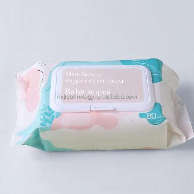 China Contains No Preservatives Factory Price Wholesale Natural Organic Biodegradable Baby Wet Wipes Wholesale Disposable Baby Wipes for sale