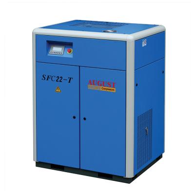 China 22kw 30hp Lubricated AUGUST SFC22 10 Bar Screw Air Compressor for sale