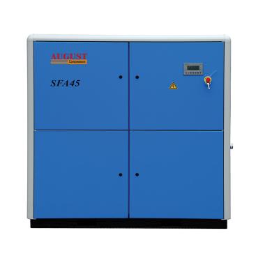 China Lubricated KW 60hp AUG 45 45kw Screw Air Compressor for sale