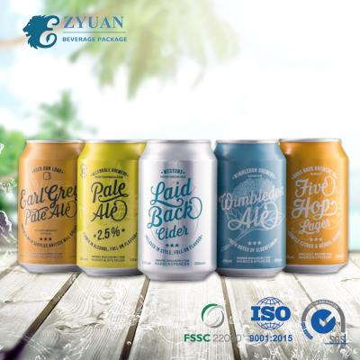 China Standard Wholesale 330ml Beverage Aluminum Foil Printed Logo Printed Soft Drinks Empty Cans Beverage Cans for sale