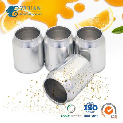 China Custom 250ml Stubby Environmental Aluminum Metal Blank Logo Beer Beverage Empty Drink Cans for sale