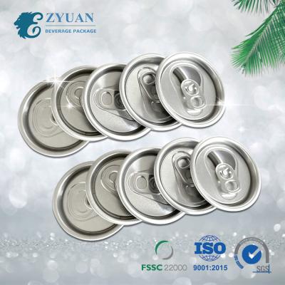 China Spill No 202 200 206 209 DRUNK Customized Printing White Aluminum Beverage Can Easy Open Lid for sale