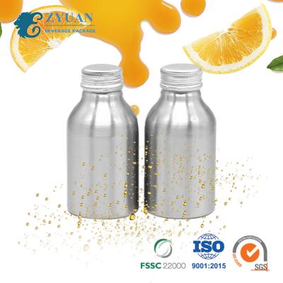 China Beverage 250ml 280ml Food Grade Beer Beverage Sealing Lid Cover Top Empty Silver Aluminum Beverage Bottle for sale