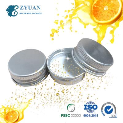 China Non Spill Customized Free Samples Wholesale Customized Aluminum Sealing Cap Color Pet Bottle Cap for sale