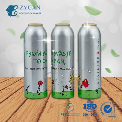 China Wholesale Custom Logo Printed Blank Cosmetic Empty Aluminum Aerosol Cans for sale