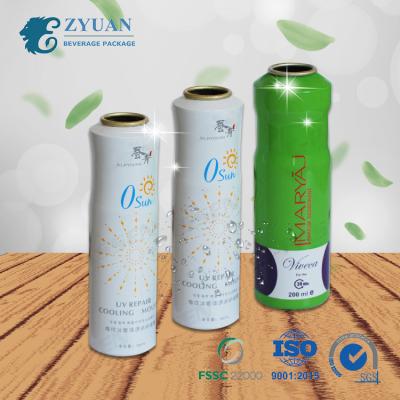 China Aluminum New Products Empty Logo Printed Aluminum Aerosol Spray Custom Empty Can for sale