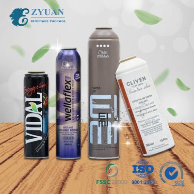 China Universal Customized Printed Aluminum Metal Foil Aerosol Cans for sale