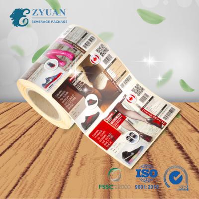 China Waterproof Factory Outlet Customized Adhesive Logo Aluminum Can Bottle Waterproof Labels for sale