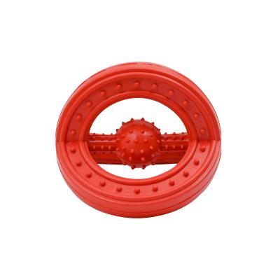 China Wholesale New Sustainable Hard Durable Rubbery Training Dog Toy From Natural Rubber for sale