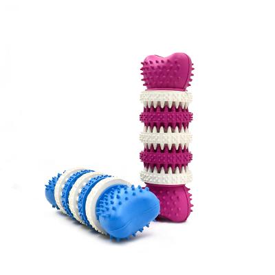 China Viable Snack Treat Dental Care Teeth Cleaning Toy For Big Dogs And Pet Rubber Puppy for sale