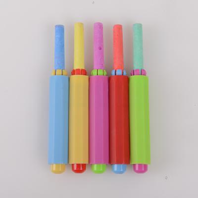 China Wholesale Coordinate Writing Chalk Teacher Chalk Sets Clean Extending Clip Protective Sleeve For Office Teachers for sale