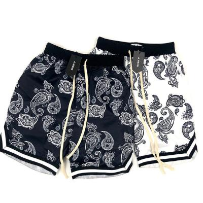 China Hot QUICK DRY Summer Fashion Bandana Workout Shorts Breathable Paisley Print Gym Men's Casual Shorts for sale