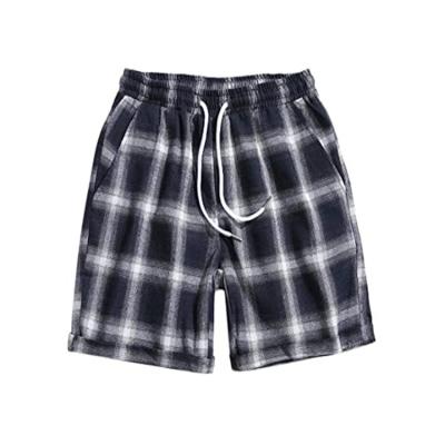 China Casual Fashionable Plaid Breathable Loose Sport QUICK DRY With Pocket Plaid Pants For Men for sale