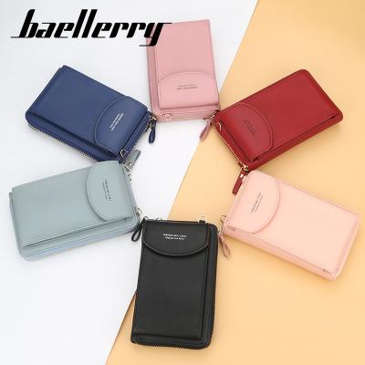 China Baellerry Best Selling Fashional Fashional Ladies Wallet Multifunctional PU Leather Women Shoulder Bag Cell Phone Wallet Bag for sale