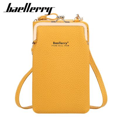 China baellerry fashionable Lady New design PU messenger leather wallets for women pinch popular women wallet for sale