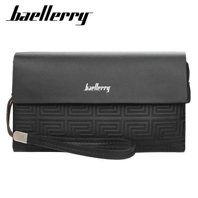 China 2020 vegan baellerry fashion vintage pu large capacity phone waterproof multifunctional leather wallet men's card holder for sale