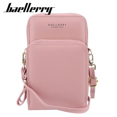 China 2021 fashion sublimation fashion vegan vintage empty pu leather baellerry wallet small shoulder waterproof lady bags for sale