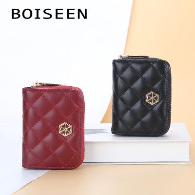 China 2021 Wholesale Fashion Mini Cute Women Wallets Fashion Korea Card Holder Waterproof Leather Wallet For Women for sale