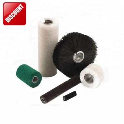 China Clean Dust Collection Industrial Spring Brush Roller / Nylon Spiral Brush For Dusting for sale