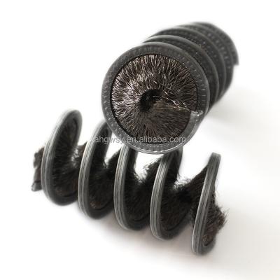 China Dust Collection Stainless Steel Coil Spring Spiral Brush For Polishing for sale