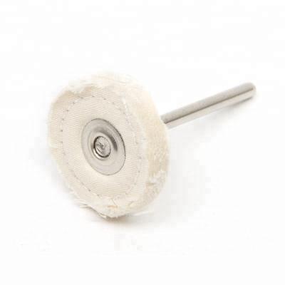 China 3mm Buff Wheel Polishing Shank Cotton Cloth For Dremel Rotary Tools for sale