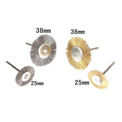 China Mini Die Grinder Cleaning Function Steel Wire And Brush T Type Material Brush for sale