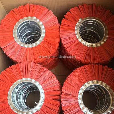 China High life Anhui factory sales equipment pp flat Ring Brush Road Sweeper Brush cleaning parts for sale