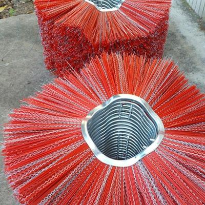 China High Life Factory Supply Cheap Red PP Wire Sweeper Brush With Best Service for sale