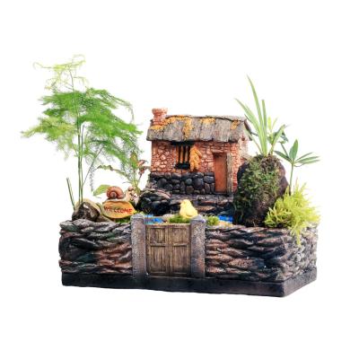 China Desktop Potted Moss Plant Yard Creative Micro Landscape Farmhouse Pot Europe Flower Flower Pot for sale