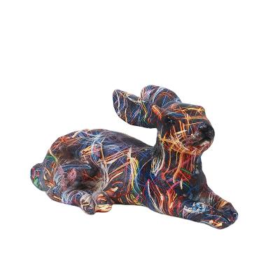 China French Bulldog Ring French Bulldog Clothes Europe Resin Water Transfer Rabbit French Bulldog Jewelry for sale