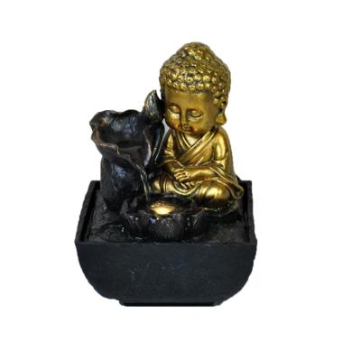 China Garden Deocration Laughing Buddha Water Fountain Home Decor Fountains Water for sale