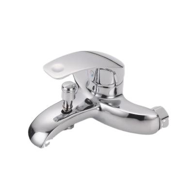 China Without Slide Bar Bathroom wall-mounted brass hot and cold water mixing faucet bathtub shower dragon made in China for sale