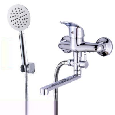 China Without Slide Bar Newly designed wall-mounted bathtub faucet bathroom shower faucet made in China for sale