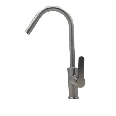 China Metered Faucets Factory direct quality kitchen mixer countertop installation hot and cold kitchen faucet matte black for sale