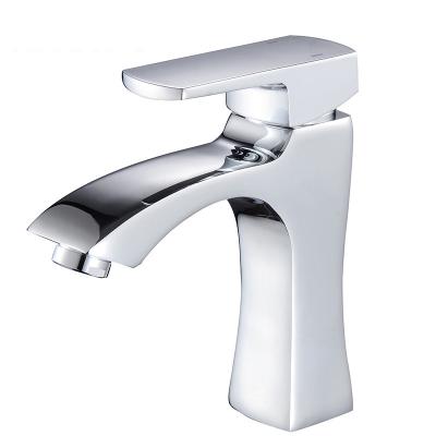 China Metered Faucets Best-selling electroplated curved nozzle foam outlet bathroom cabinet wash basin faucet for sale