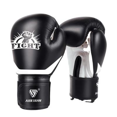 China Sport Boxing Gloves Professional Winning Boxing Gloves Kickboxing Bag Shaping PU Gloves Punching Gloves Customized 8/10/12/14 Per Ounce Logo Printing for sale