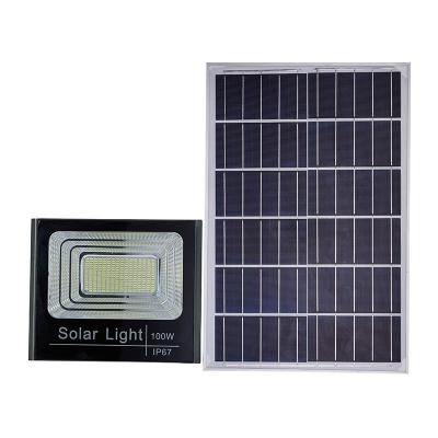 China Sports Stadiums 25W 40W 60W 100W 200W Anti-glare Waterproof LED Solar Flood Light for sale